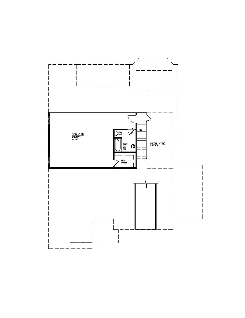 Lot 17 Grove – 923 Sweatleaf Ln- 2d Floor Plan 2